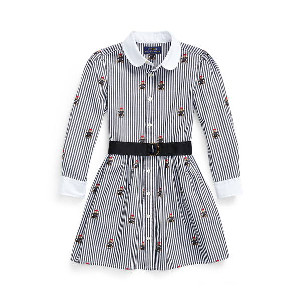 Polo Bear Cotton Shirtdress Girls 1.5-6.5 Years 1