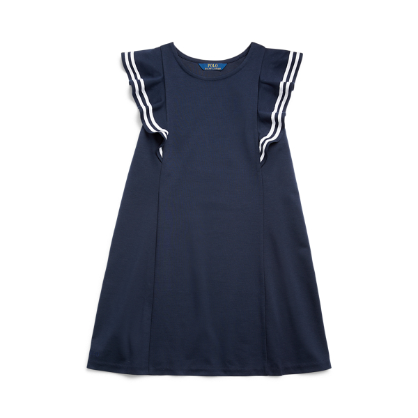 Robe en jersey ponte stretch &agrave; volants Girls 1.5-6.5 Years en 1