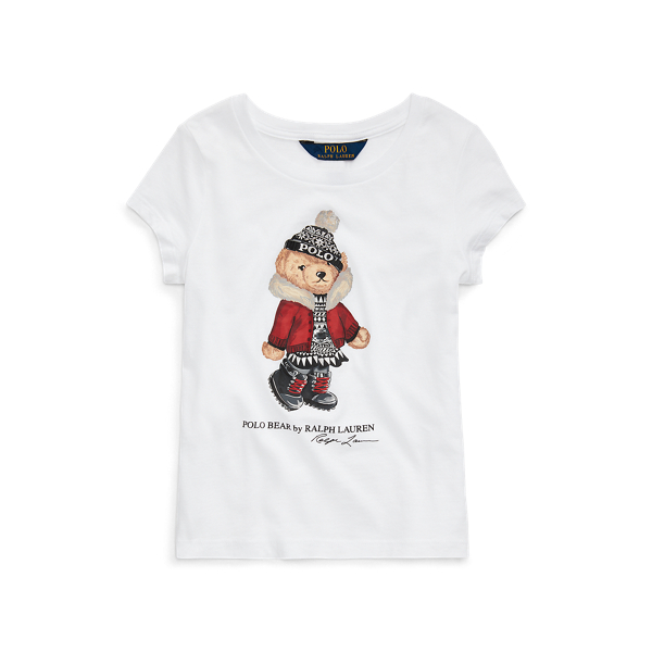 Holiday Bear Cotton Jersey Tee Girls 1.5-6.5 Years 1