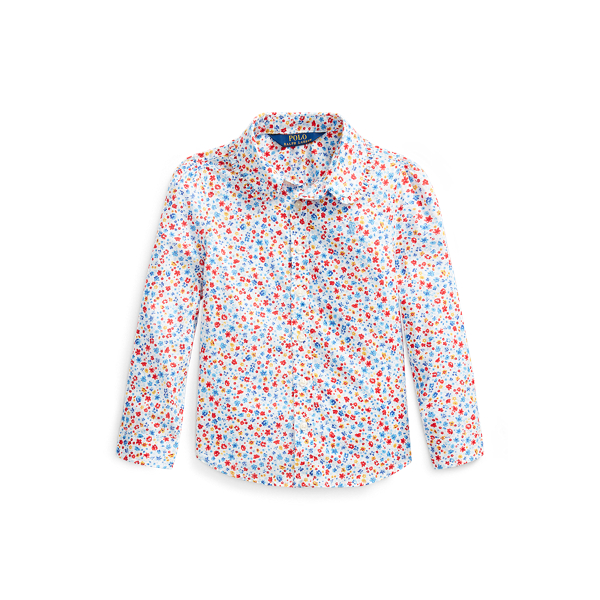 Floral Cotton Batiste Shirt Girls 1.5-6.5 Years 1