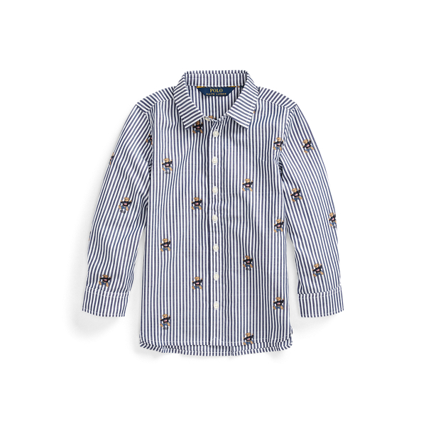 Polo Bear Cotton Shirt Girls 1.5-6.5 Years 1
