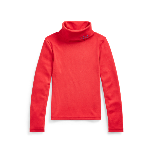 Col roul&eacute; c&ocirc;tel&eacute; en coton m&eacute;lang&eacute; Girls 1.5-6.5 Years en 1