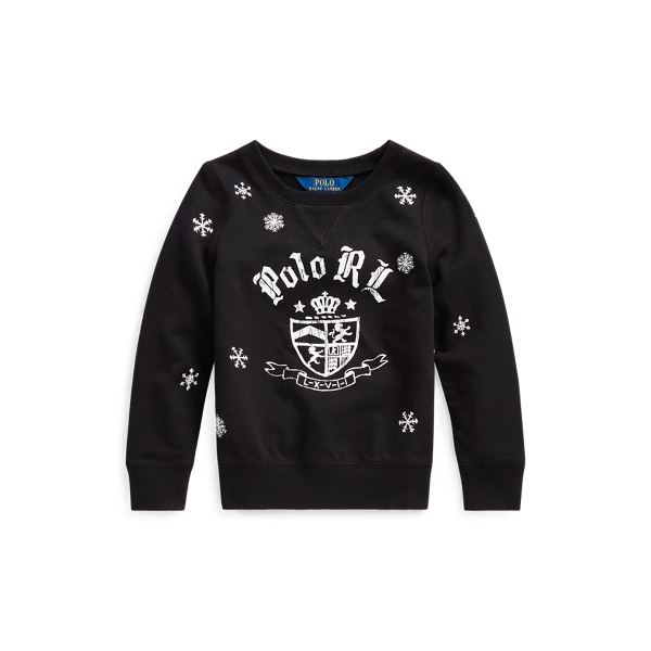 French Terry Graphic Pullover Girls 1.5-6.5 Years em 1