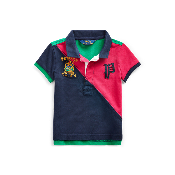 Polo color-block en coton piqu&eacute; Girls 1.5-6.5 Years en 1