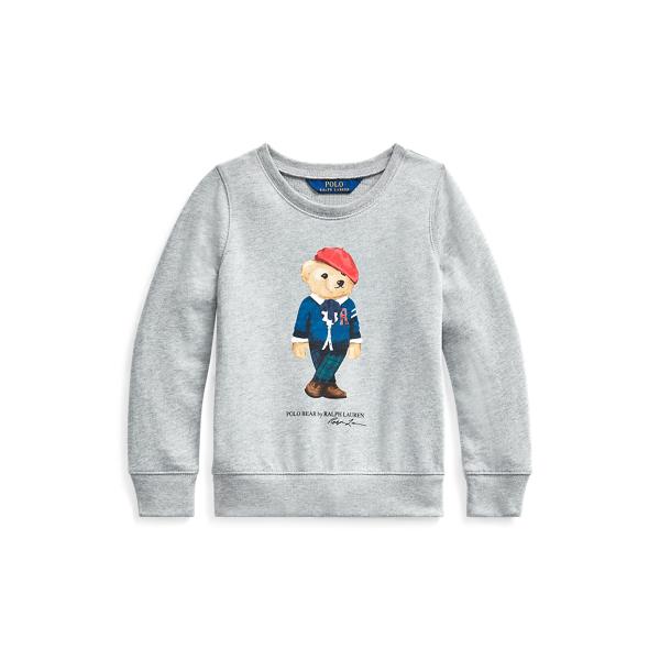 Cardigan Bear Terry Pullover Girls 1.5-6.5 Years 1