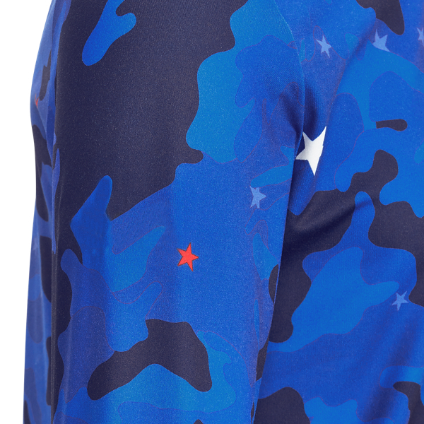 Navy Star Camo Print Polo Golf x Justin Thomas Knit Polo Golf 3