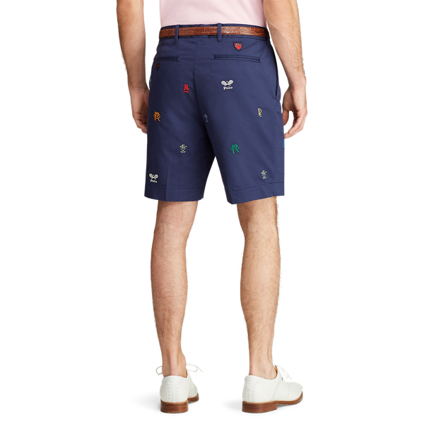 Refined Navy/Embroidery Classic Fit Embroidered Short Polo Golf 4