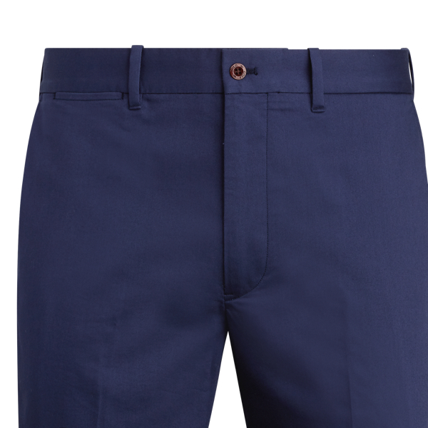 Refined Navy Tailored Stretch Twill Trouser Polo Golf 7