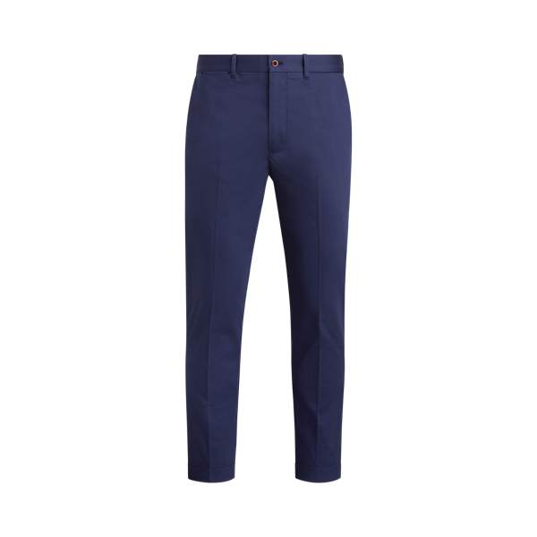 Refined Navy Tailored Stretch Twill Trouser Polo Golf 2
