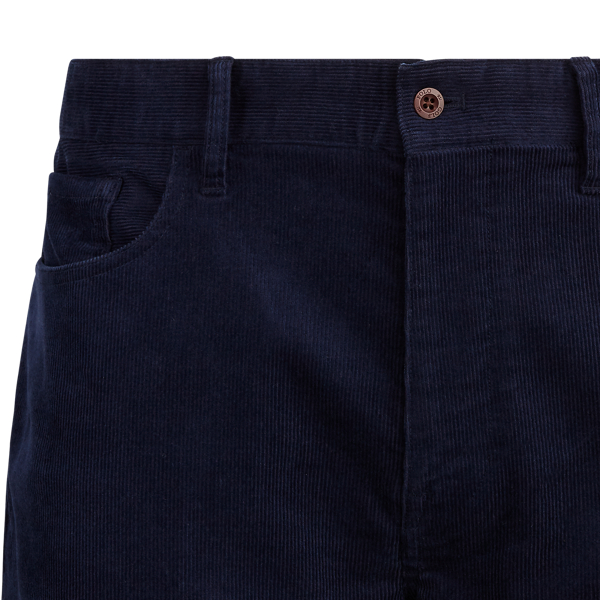 Tailored Fit Corduroy Pant Polo Golf em Refined Navy 5