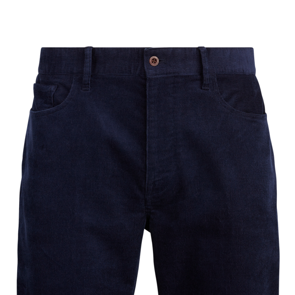 Tailored Fit Corduroy Pant Polo Golf em Refined Navy 6
