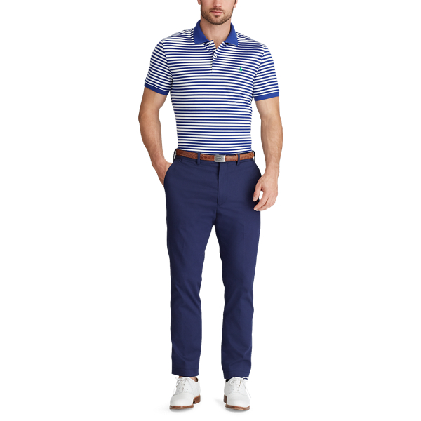Sporting Royal/White Custom Slim Performance Polo Polo Golf 2