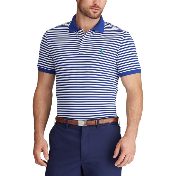 Sporting Royal/White Custom Slim Performance Polo Polo Golf 3