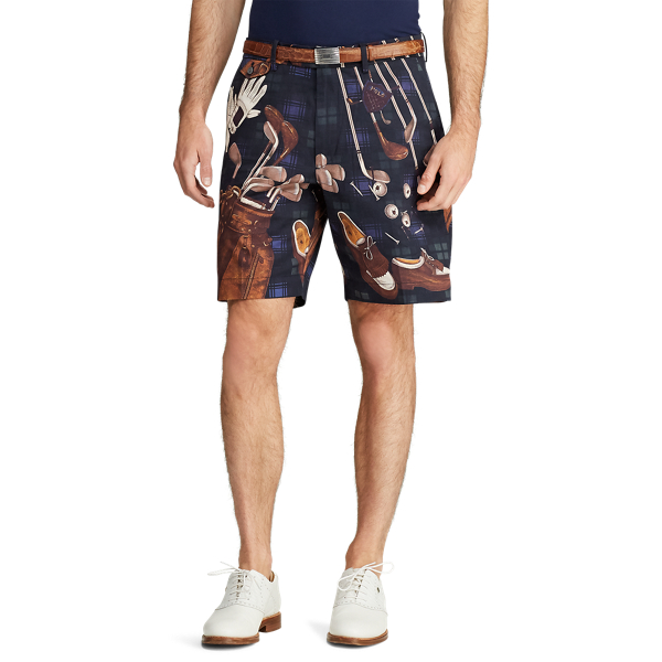 Wing Tips And Tees Classic Fit Stretch Golf Shorts Polo Golf 3