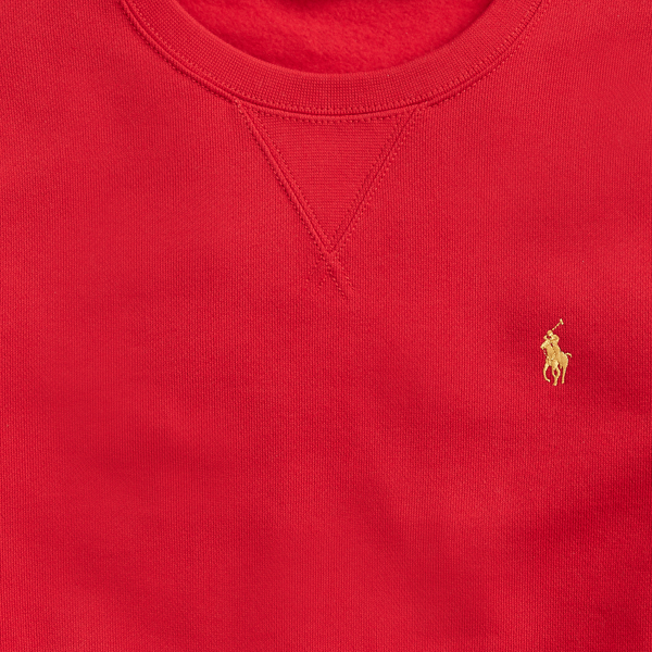 RL Red Fleece Crewneck Sweatshirt Polo Ralph Lauren 6