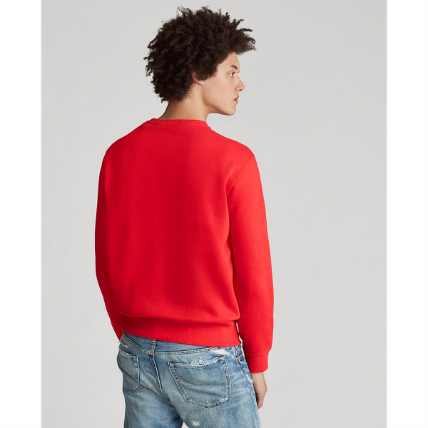 RL Red Fleece Crewneck Sweatshirt Polo Ralph Lauren 4