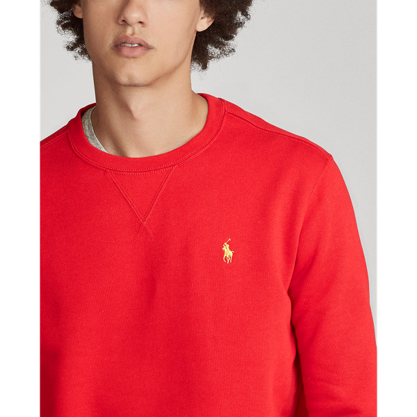 RL Red Fleece Crewneck Sweatshirt Polo Ralph Lauren 5