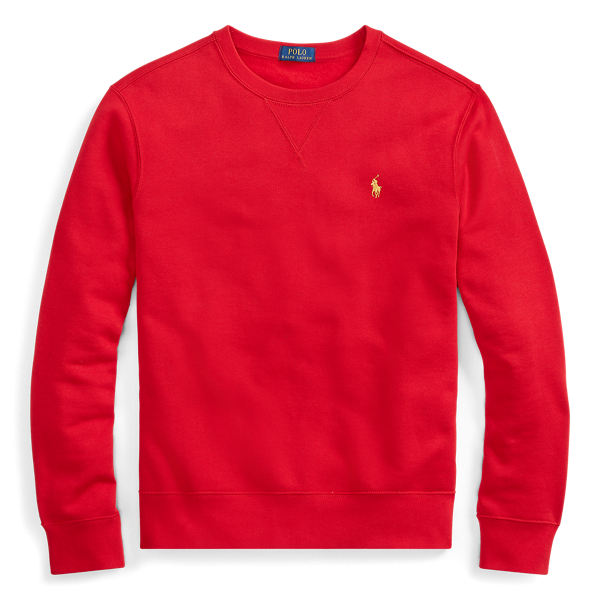 RL Red Fleece Crewneck Sweatshirt Polo Ralph Lauren 2