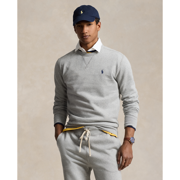 Grey polo pullover best sale