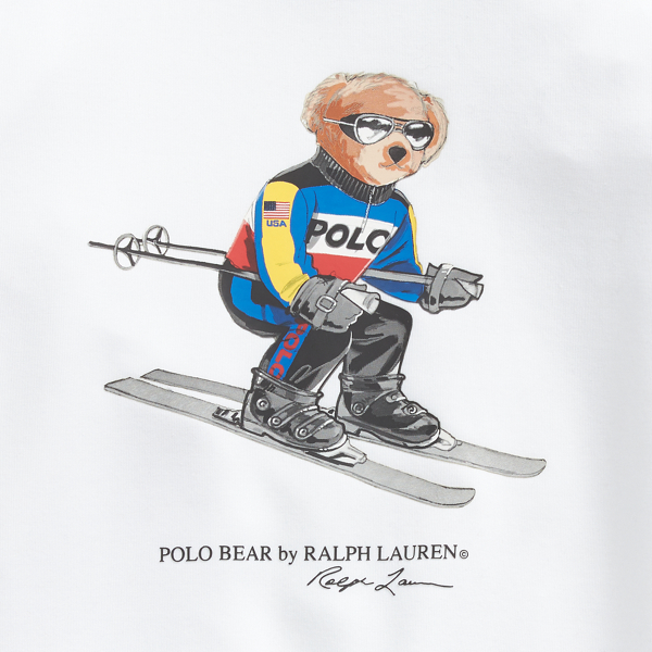White Multi Ski Bear Sweatshirt Polo Ralph Lauren 6