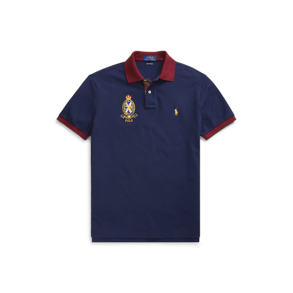 Custom Slim Fit Mesh Polo