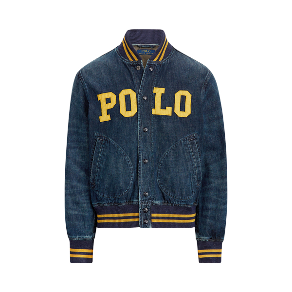 Chaqueta de b&eacute;isbol de tela vaquera Polo Polo Ralph Lauren en 1