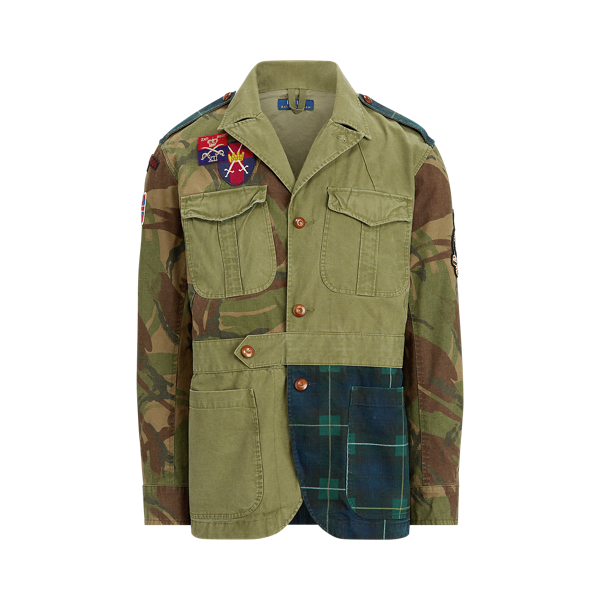 Patchwork Canvas Jacket Polo Ralph Lauren 1
