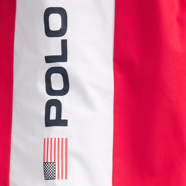 Aufw&auml;rmhose Polo Sport Polo Ralph Lauren in Rot/Keramikwei&szlig; 5