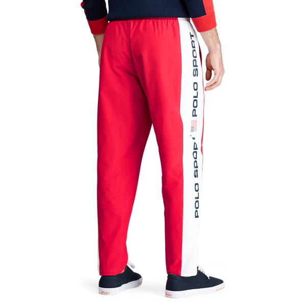 Aufw&auml;rmhose Polo Sport Polo Ralph Lauren in Rot/Keramikwei&szlig; 4