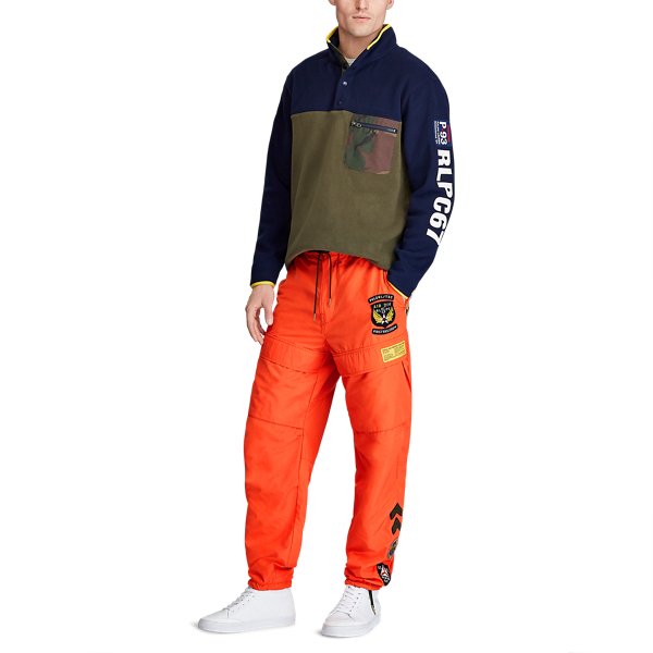 Bright Preppy Orange Relaxed Fit Flight Trouser Polo Ralph Lauren 2