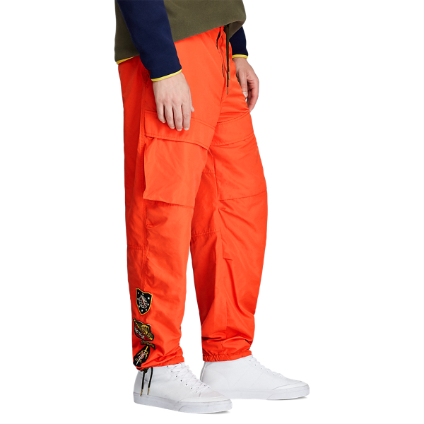 Bright Preppy Orange Relaxed Fit Flight Trouser Polo Ralph Lauren 5