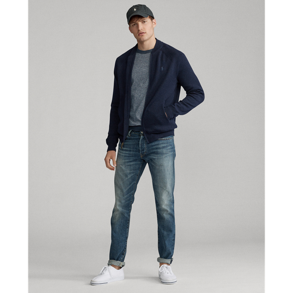 Hunter Navy Washable Wool Zip Jumper Polo Ralph Lauren 3