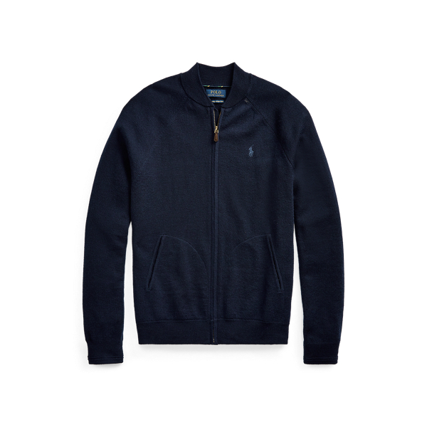 Washable Wool Zip Jumper Polo Ralph Lauren 1