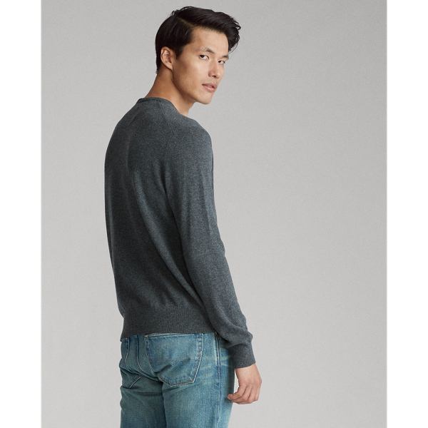 Dark Charcoal Heather Polo Bear Merino Wool Jumper Polo Ralph Lauren 5