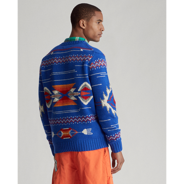 Wollpullover in Southwest-Optik Polo Ralph Lauren in Royal multi 5