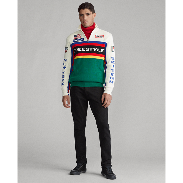 Cream Multi Cotton Graphic Jumper Polo Ralph Lauren 3