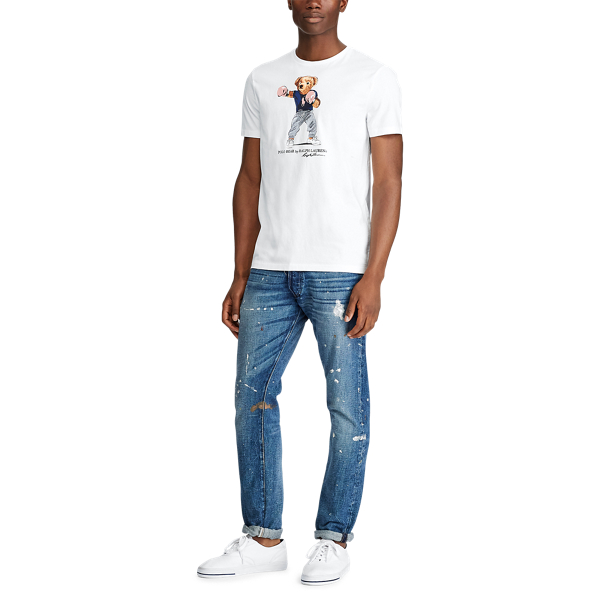 White Pink Pony Polo Bear Tee Polo Ralph Lauren 2