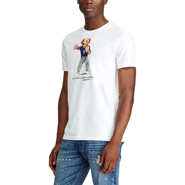 White Pink Pony Polo Bear Tee Polo Ralph Lauren 5