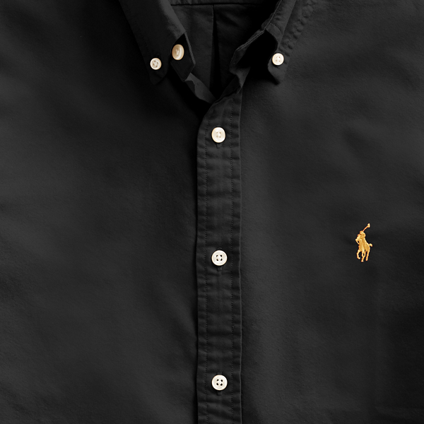Slim fit Oxford overhemd Polo Ralph Lauren in Zwart 7