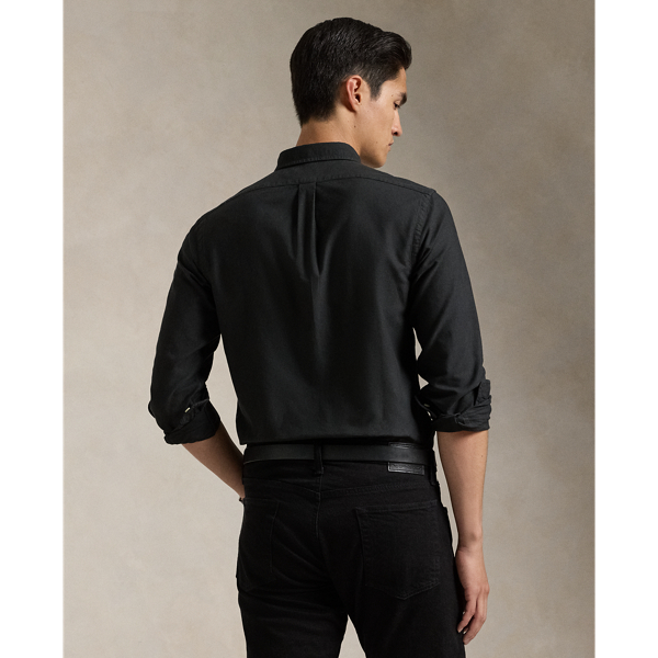 Slim fit Oxford overhemd Polo Ralph Lauren in Zwart 5