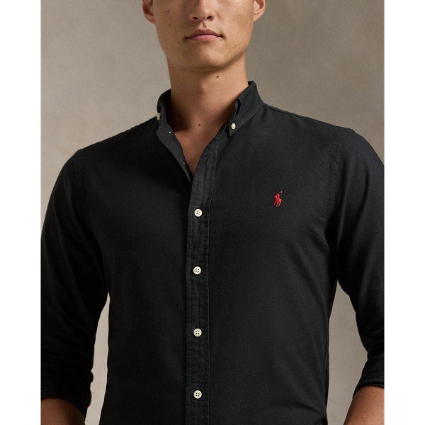 Slim fit Oxford overhemd Polo Ralph Lauren in Zwart 6