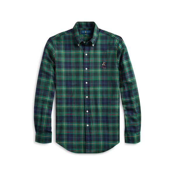Slim Fit Ski Bear Twill Shirt Polo Ralph Lauren 1