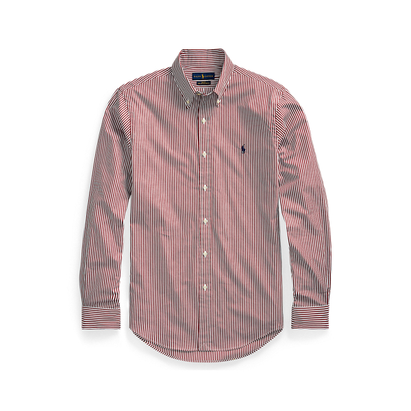 Custom Fit Striped Poplin Shirt Polo Ralph Lauren 1
