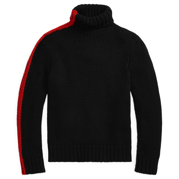 RLX Intarsia Cashmere Jumper Purple Label 1