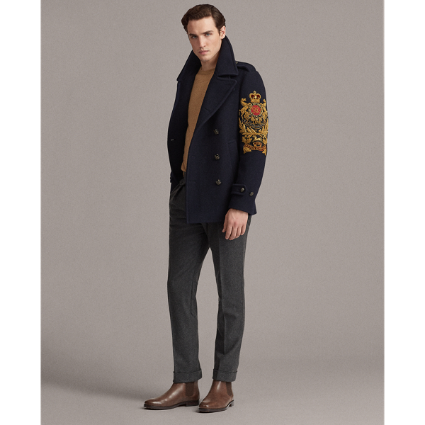 ジャケット・アウター POLO by RALPH LAUREN PEA COAT Men's Polo Wool-Blend Melton Peacoat | Ralph Lauren