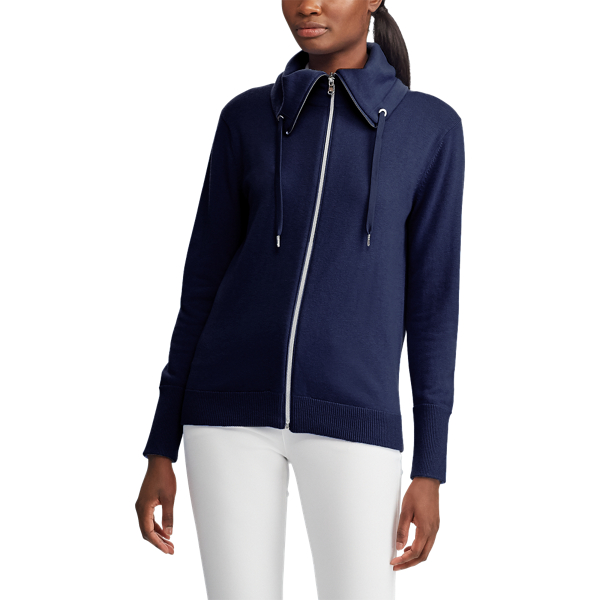 Refined Navy Zip Funnelneck Golf Jumper Ralph Lauren Golf 3