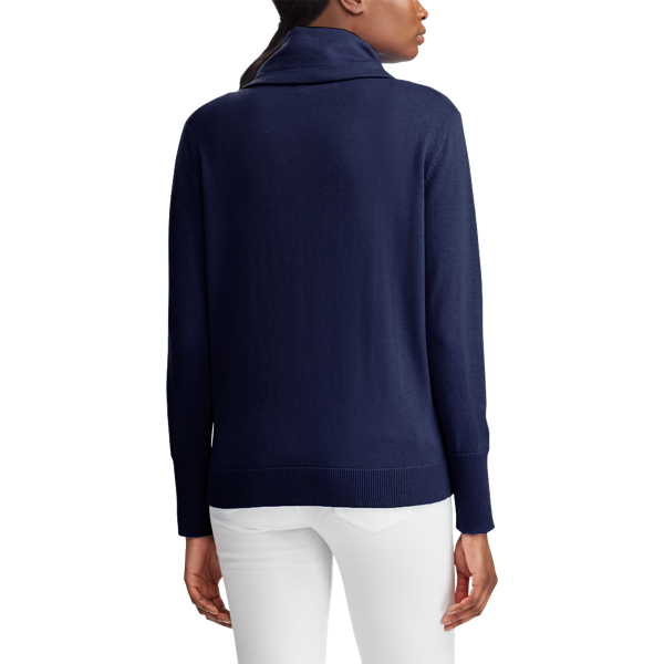 Refined Navy Zip Funnelneck Golf Jumper Ralph Lauren Golf 4