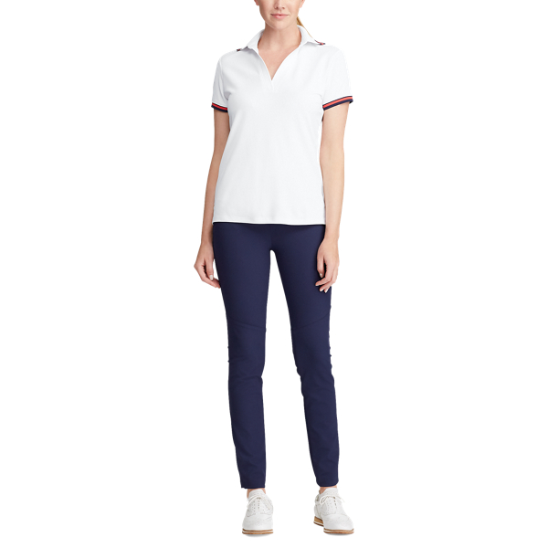 Ceramic White Piqu&eacute; Short-Sleeve Golf Shirt RLX 2