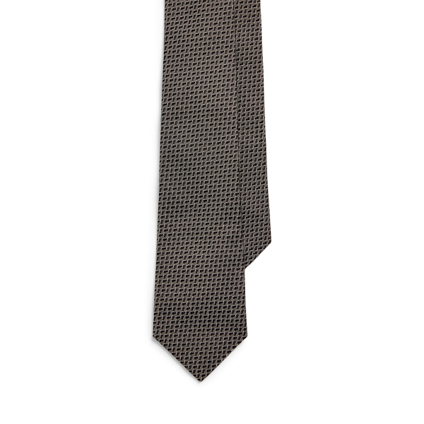 Zigzag Silk Jacquard Tie Purple Label em 1