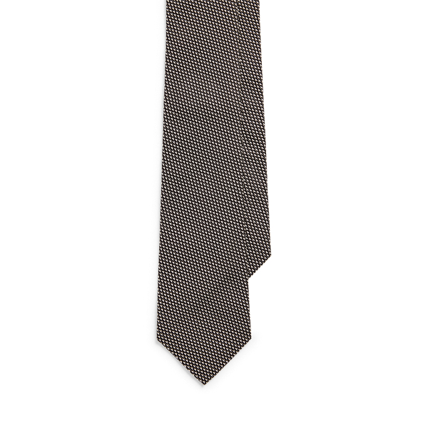 Patterned Silk Jacquard Tie Purple Label em 1